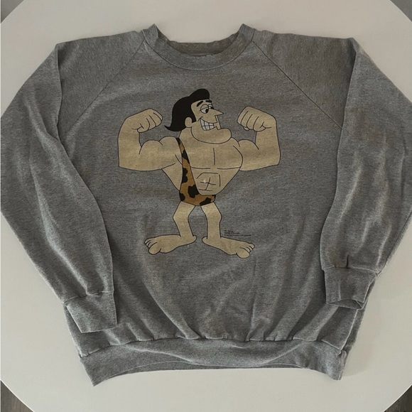 Gray Graphic Men's Sweater